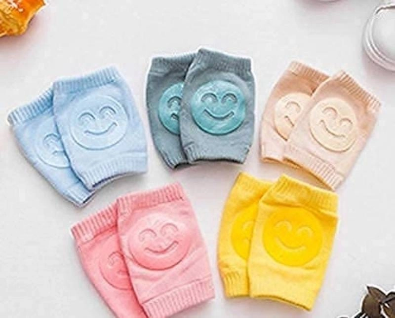 1 Pair Baby Knee Pads Unisex Breathable Elastic Anti Skid Toddler Legs Warms Crawling Protection Baby Knee Pads
